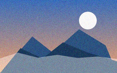 Sample landscape at JPEG quality 88